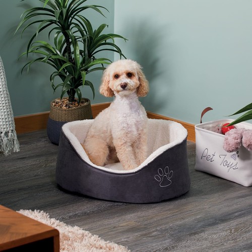 Pets faux suede oval - my,
