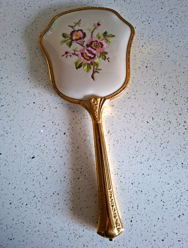 Mirror hand held vintage style - mirror,