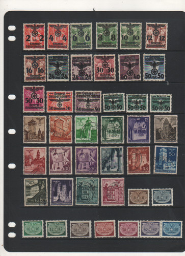 Old stamps from german - 68,
