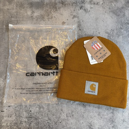 Carhartt brown beanie - , one