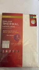 Pencil Pleat Thermal Curtain