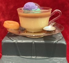3d 1990s DELICIOUS COFFEE PARFAIT DESSERT PLASTIC KITCHEN FRIDGE MAGNET VGC!!!