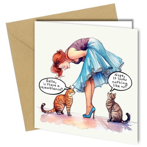 1636 birthday anniversary cat - #1636,