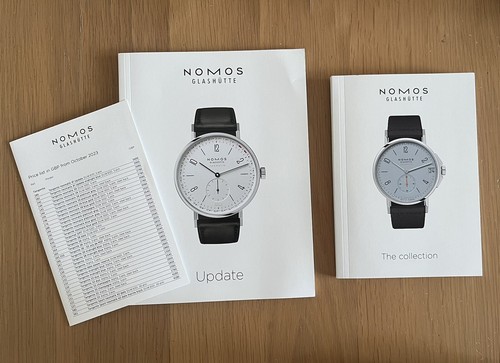 Nomos 2024 watch catalogue