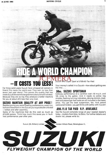 Suzuki 50cc m12 moped - '50cc, m12'