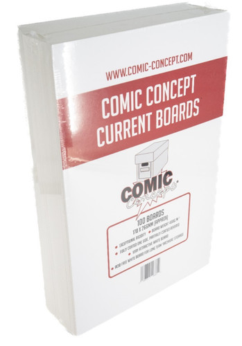 100 silver age comic backing - silver,