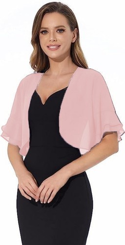 Women cropped chiffon open - women's,