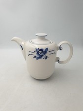 GZHEL MADE IN RUSSIA PORCELAIN COFFEE POT BLUE WHITE HAND PAINTED FLORAL