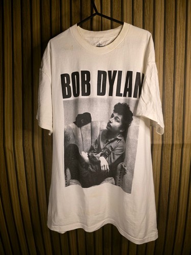 Bob dylan white photo shirt - white, t-shirt