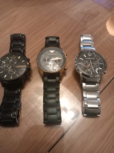 Five used watches spares