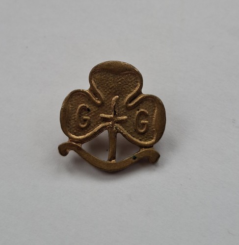 Vintage brass girl guide - vintage,
