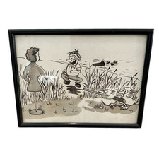 original comic art indian ink