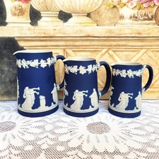 Antique Cobalt Blue Jasperware