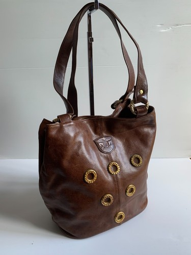 Falcon brown leather shoulder