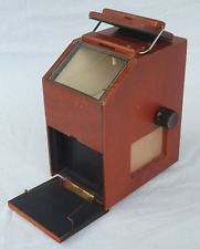 Vintage Johnson Exactum Contact Printer Wooden Cased Dark Room Prop Display