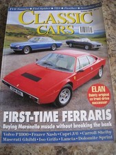 CLASSIC CARS OCT 1996 FERRARI TVR TAMSIN FIAT SPIDER TR8 PANTHER SCIMITAR SS1 VO