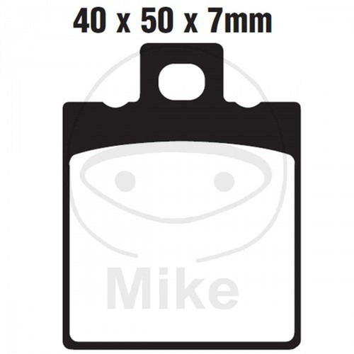Pair brake pads ebc fa047tt - brake,