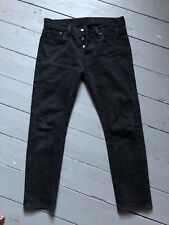 Levis Dark Grey Drainpipe Skinny Jeans L30 W30