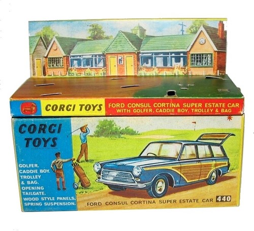 Corgi toys box repro - , ford