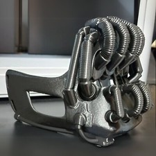 Full Size Tactical Villain Mask | Respirator Cosplay Prop | Dark Costume Headgea