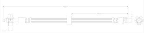 Brake hose for - hose, audi