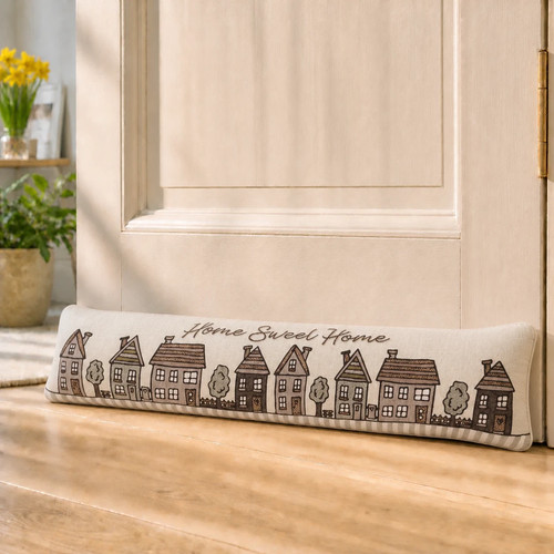 Door draught excluder - draught, happy