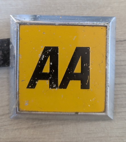 Vintage square car - square, aa