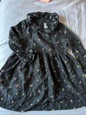 Bonpoint Girl Black Flowers