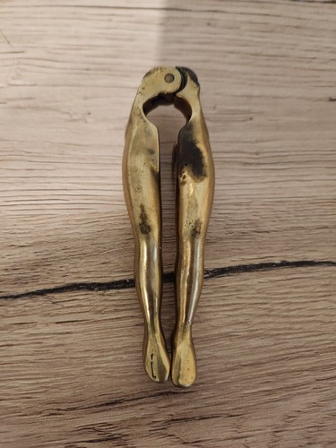 Vintage solid brass - vintage, nutcracker