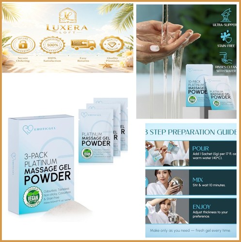Nuru massage gel powder - nuru,