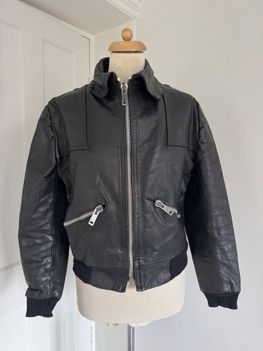 Men vintage leather jacket - men’s,