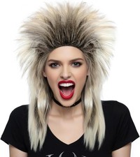 80s Wigs Women Long Blonde