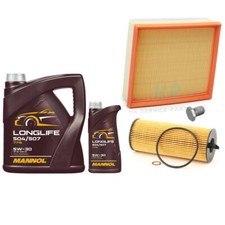 6L 5W30 OIL & AIR OIL FILTER SERVICE KIT FOR BMW 320d 2.0 M SPORT F30 11-18