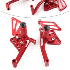 Motorcycle Rearsets Foot pegs fit Suzuki GSXR1000 K5 2005 2006 Red