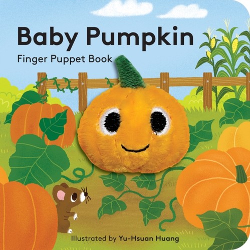 Baby pumpkin finger puppet - baby,
