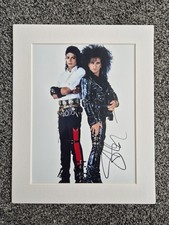 STEVE STEVENS - MICHAEL JACKSON BAD DIRTY DIANA GENUINE HAND SIGNED AUTOGRAPH