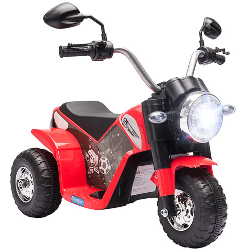 Homcom red ride motorcycle - homcom,