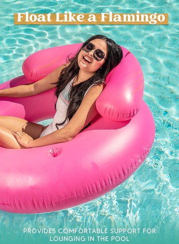 Inflatable flamingo pool float - flamingo,
