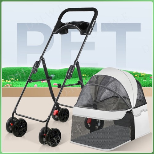 Dog stroller pet pram - dog, 4