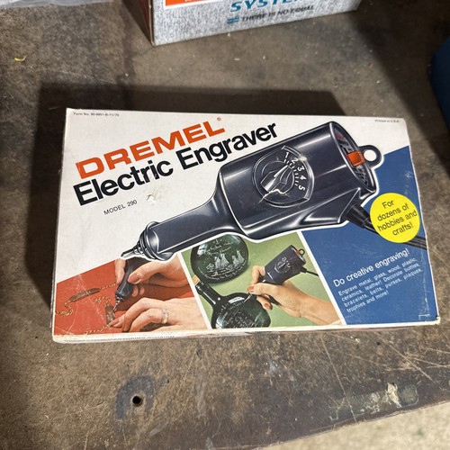 Dremel 290 electric engraver - dremel,