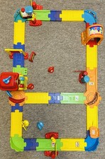 Vtech Toot Toot Drivers Train Station Set With Added Deluxe Track Set & Train