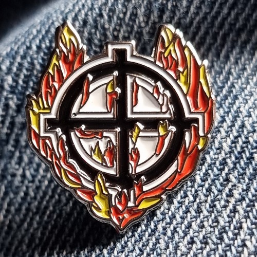 Fiery celtic cross - fiery,