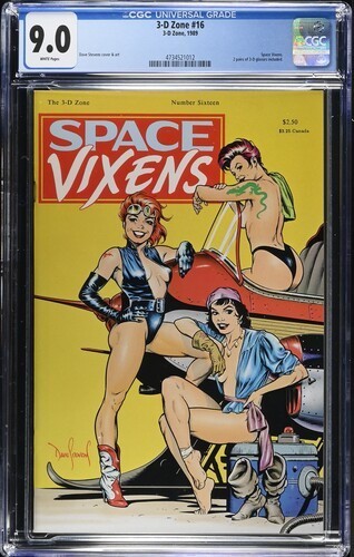 Zone cgc 9 0 dave - 3-d, 9.0