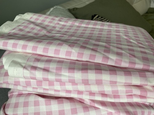 Gingham cotton fabric by - fabric,