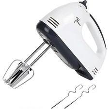 Electric Handheld Whisk 7 Speed Hand Mixer Kitchen Egg Beater Cream Cake Blender