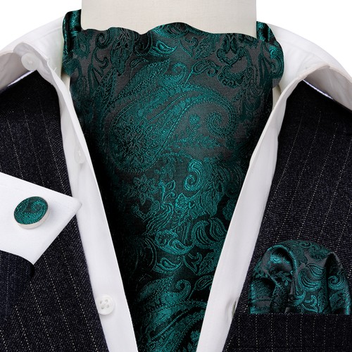 Mens retro paisley ascot - retro,