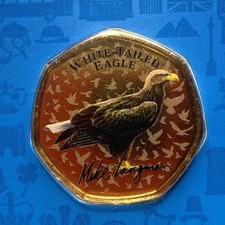White Tailed Eagle Westminster Mint Collection Edition 50p Coin &  Leaflet. F10