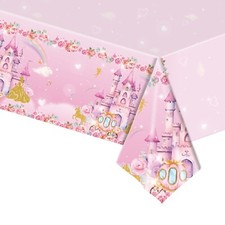 Pink Castle Tablecloth