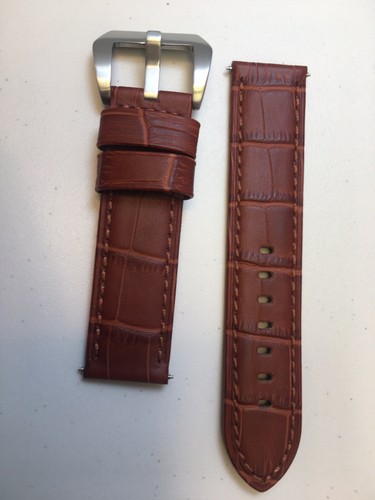Leather watch strap - strap, for