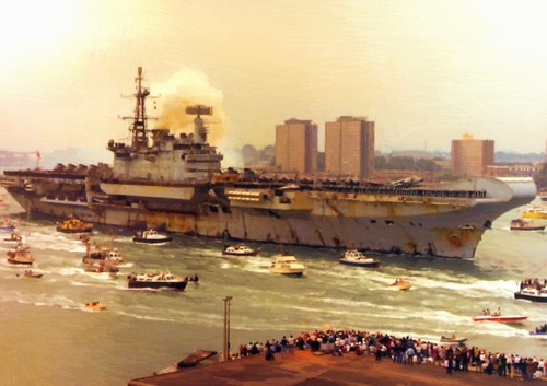 Hms hermes hand finished - hermes,